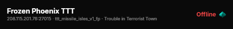 Frozen Phoenix TTT live status badge