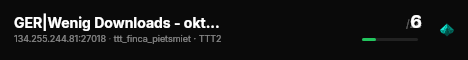 GER|Wenig Downloads - oktaverse.de - HIVE 2 - einfach-ttt live status badge