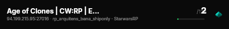 Age of Clones | CW:RP | Eventserver live status badge
