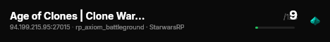 Age of Clones | Clone Wars Roleplay | Eigener Spielmodus live status badge