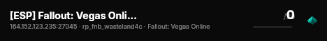 [ESP] Fallout: Vegas Online | DEV| live status badge
