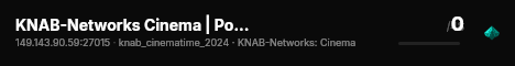 KNAB-Networks Cinema | Pony & Co | Pac | Shop | More live status badge