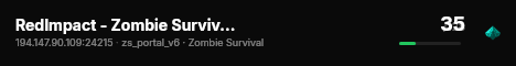 RedImpact - Zombie Survival #1 live status badge