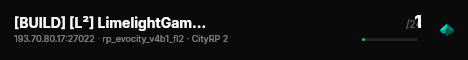 [BUILD] [L²] LimelightGaming.net | CityRP 2 | Build v4b1 live status badge