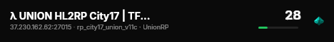 λ UNION HL2RP City17 | УНИКАЛЬНАЯ КАРТА λ live status badge