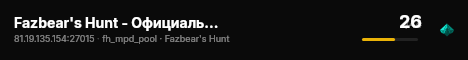 Fazbear's Hunt - Официальный #1 live status badge