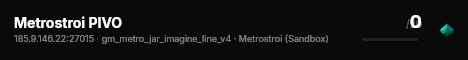 Metrostroi PIVO live status badge