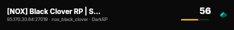 [NOX] Black Clover RP | Serious RP live status badge