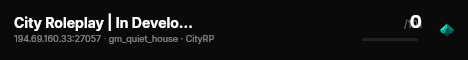 City Roleplay | In Development live status badge