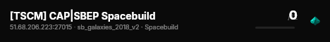 [TSCM] CAP|SBEP Spacebuild live status badge