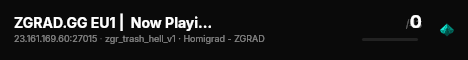 ZGRAD.GG EU1 |  Now Playing: Homicide | discord.gg/npc live status badge