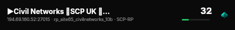 ►Civil Networks ▌SCP UK ▌C.I. ▌Custom ▌Breach Queue� live status badge