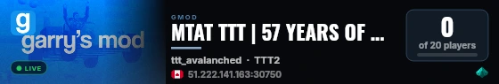 MTAT TTT | 57 YEARS OF QUEER WRATH | Sign up at mtat.quest <3 live status badge