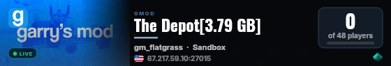 The Depot[3.79 GB] live status badge