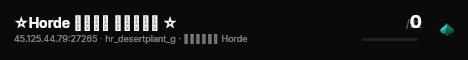 ☆Horde 生存模式 正常难度服 ☆ live status badge