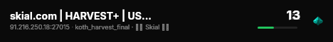 skial.com | HARVEST+ | US ███ live status badge