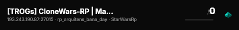 [TROGs] CloneWars-RP | Main Server | discord.gg/JUW489BcJ2 live status badge