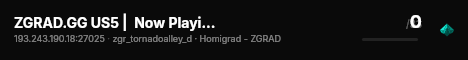 ZGRAD.GG US5 |  Now Playing: Freekill | discord.gg/npc live status badge