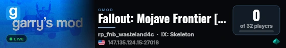 Fallout: Mojave Frontier [ESP] live status badge