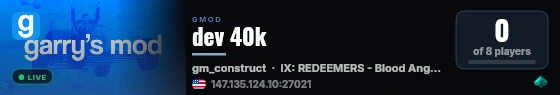 dev 40k live status badge