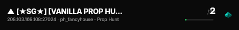 ▲ [★SG★] [VANILLA PROP HUNT] [NO DOWNLOADS] [NEED STAFF] live status badge