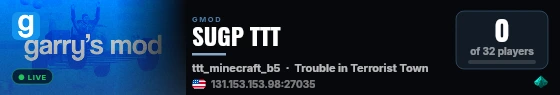 SUGP TTT live status badge