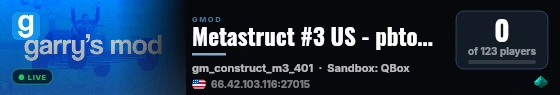 Metastruct #3 US - press v? live status badge