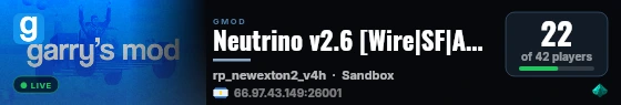 Neutrino v2.6 [Wire|SF|ACF|Outfitter|PAC3] | By [TiTO.HOST] live status badge