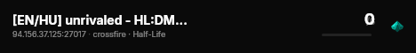 [EN/HU] unrivaled - HL:DM server live status badge