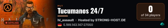 Tucumanos 24/7 live status badge