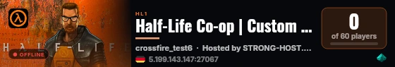 Half-Life Co-op | Custom maps live status badge