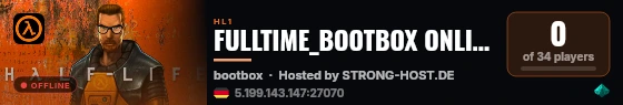 FULLTIME_BOOTBOX ONLINE live status badge