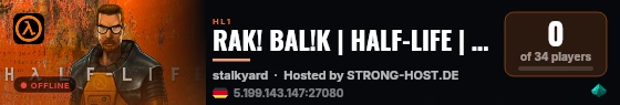 RAK! BAL!K | HALF-LIFE | Rakibalik.Net [2006] live status badge