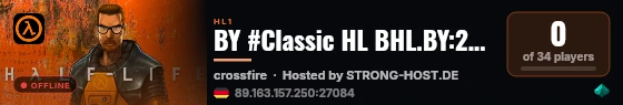 BY #Classic HL BHL.BY:27015 live status badge