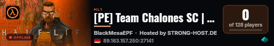 [PE] Team Chalones SC | Julio 2024 live status badge