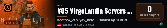 #05 VirgoLandia Servers Weapons Mod - Armas Nuevas live status badge