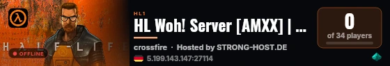 HL Woh! Server [AMXX] | by HL CCArenales [Test] | 24/7 live status badge