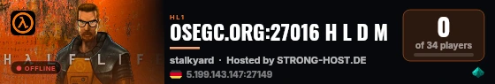 OSEGC.ORG:27016 H L D M live status badge