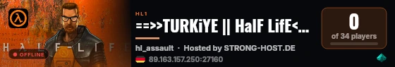 ==>>TURKiYE || HalF LifE<<== live status badge