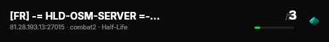 [FR] -= HLD-OSM-SERVER =- FastDL (Stay Healthy, Play HL) live status badge