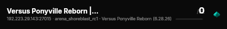 Versus Ponyville Reborn | FF2 | Asset Pack at vspr.tf live status badge