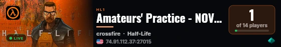 Amateurs' Practice - NOVICES ONLY!!(3) live status badge