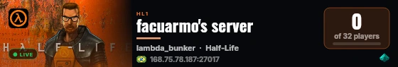 facuarmo's server live status badge