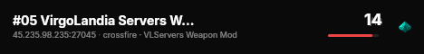 #05 VirgoLandia Servers Weapons Mod - Armas Nuevas live status badge
