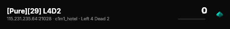 [Pure][29] L4D2 live status badge