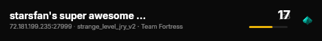 starsfan's super awesome strange weapon leveling server live status badge