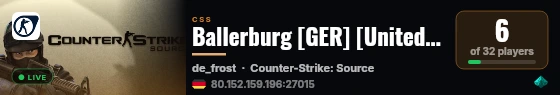 Ballerburg [GER] [United Remnant Legends] | 1xAWP |1xAutoTacker live status badge