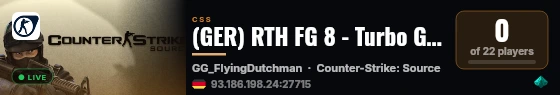 (GER) RTH FG 8 - Turbo GunGame live status badge