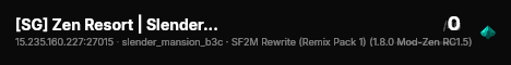 [SG] Zen Resort | Slender Fortress 2: Zen Mode live status badge