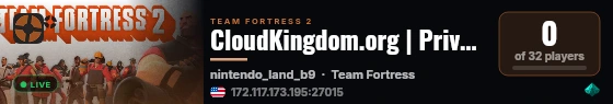 CloudKingdom.org | Private Server | US-WEST live status badge